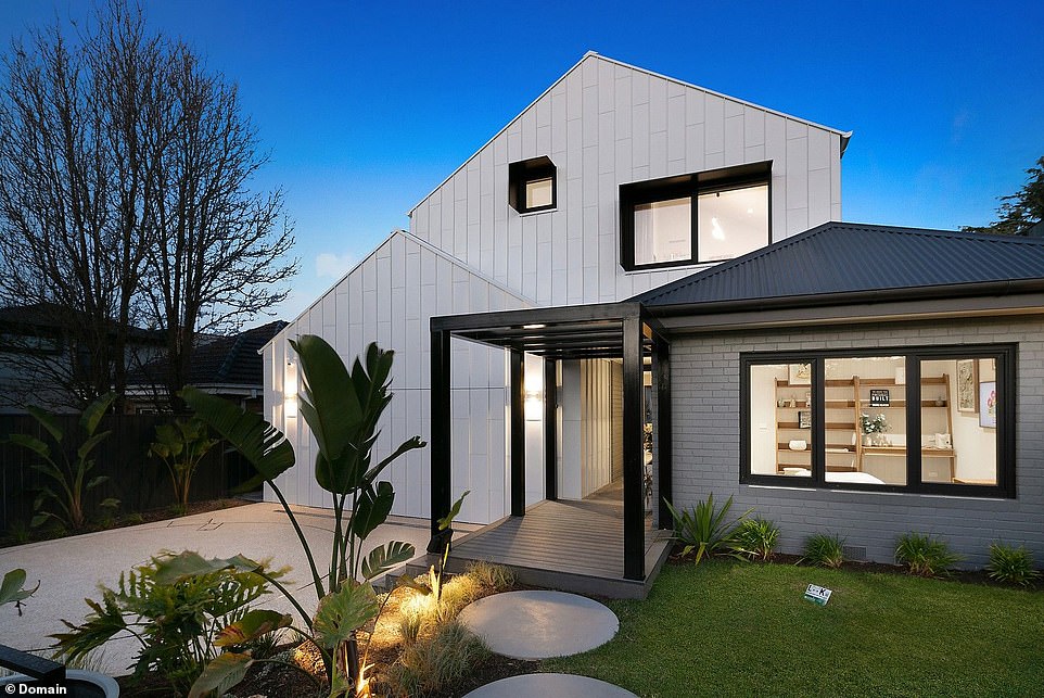 The most-viewed property both in Melbourne and all of Australia was at 14 Charming Street in Hampton East (pictured), which was freshly renovated this year on hit TV show The Block by WA couple Kyle and Leslie