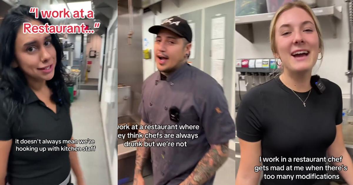 Restaurantmitarbeiter verspotten ihre eigenen Stereotypen in einem viralen Clip