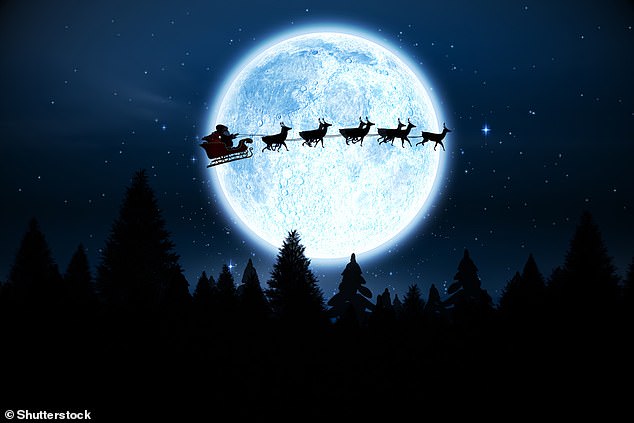 Um den Zauber des Weihnachtsmanns in diesem Jahr am Leben zu erhalten, achten Sie auf das helle Licht der ISS, wenn sie über Ihnen vorbeifliegt
