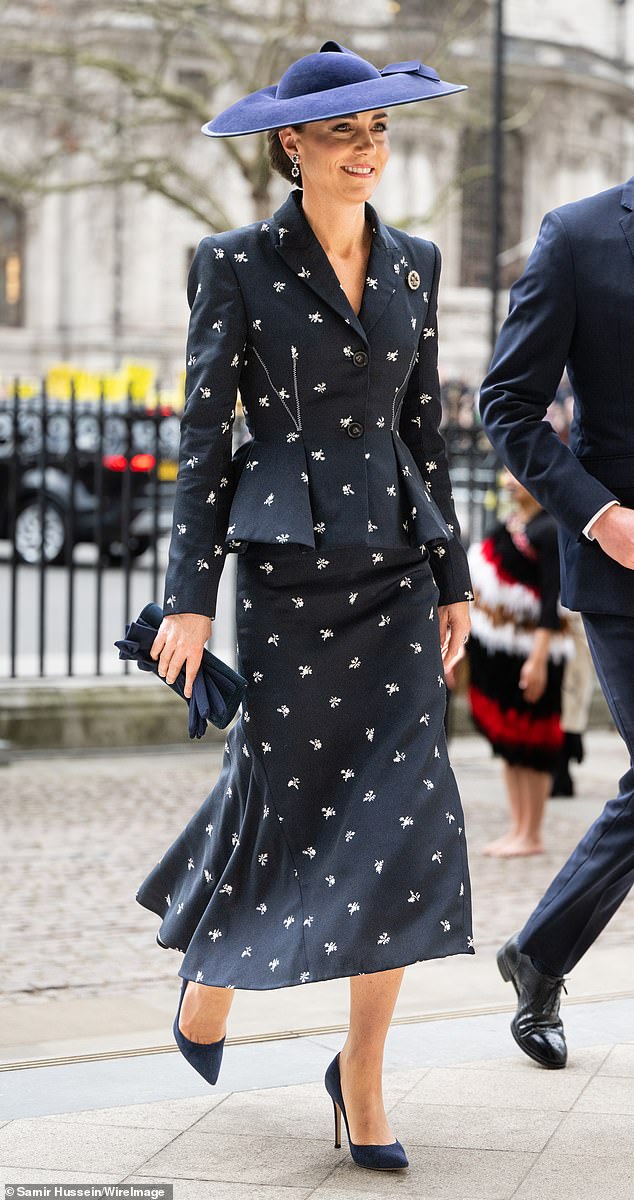 Kate's Erdem two piece suit for the Commonwealth Day Service  in March oozed Fifties glamour and quite rightly took 'outfit of the year'