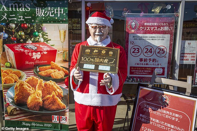 Weihnachtsessen sehen in Japan ganz anders aus als in den meisten anderen Ländern – es gibt keine Anzeichen von Truthahn, Schweinen in Decken oder Yorkshire-Pudding