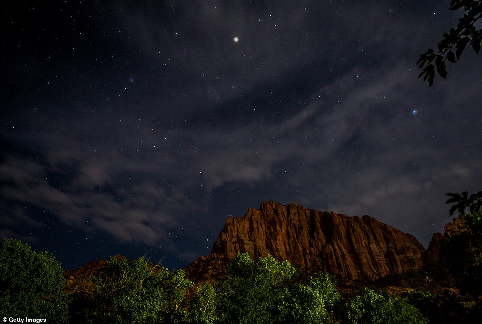 The Zion National Park in southwest Utah is great for travelers look for those dark skies to bring out the stars late at night. It also may provide a fun story when coming back from this stargazing adventure since visitors who look at the sky will be able to come home and say the stared at the stars at Utah's first-ever national park