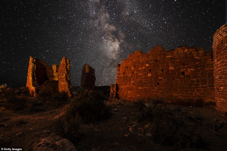 The Hovenweep National Monument, while known for its scenic views, is also the land that is also located in Colorado that contains evidence of people of paleo Indian descent and from the archaic period. Past and present, there are possibilities that 15,000 stars are in the night sky with little light pollution
