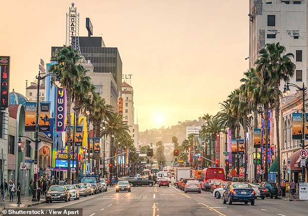 Der Vorfall mit Ziering ereignete sich auf dem Hollywood Boulevard.  Abgebildet im Jahr 2013