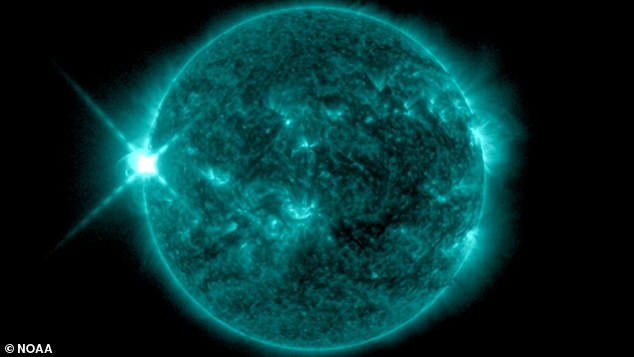 Nach Angaben der NASA war der Ausbruch in diesem Monat der stärkste Energieausbruch der Sonne seit 2017, der das Ereignis mit seinem Solar Dynamic Observatory festhielt – einer Sonde, die die Sonne seit ihrem Start im Jahr 2010 untersucht