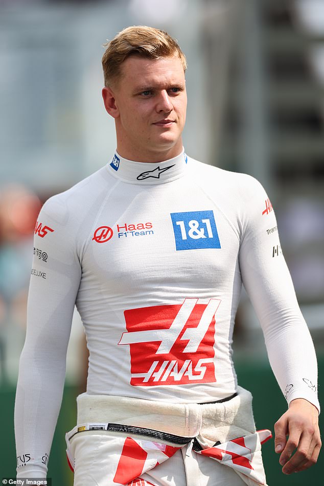 Mick Schumacher fotografierte das Rennen für Haas während des F1-Grand-Prix von Brasilien