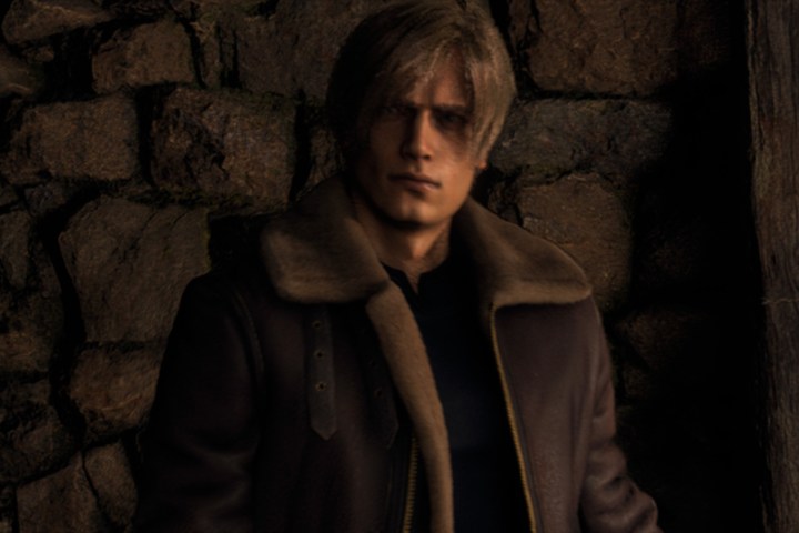 Screenshot von Leon aus Resident Evil 4 auf dem iPhone 15 Pro.