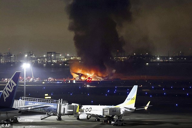 Der Flughafen Haneda wurde fast unmittelbar nach dem Vorfall geschlossen