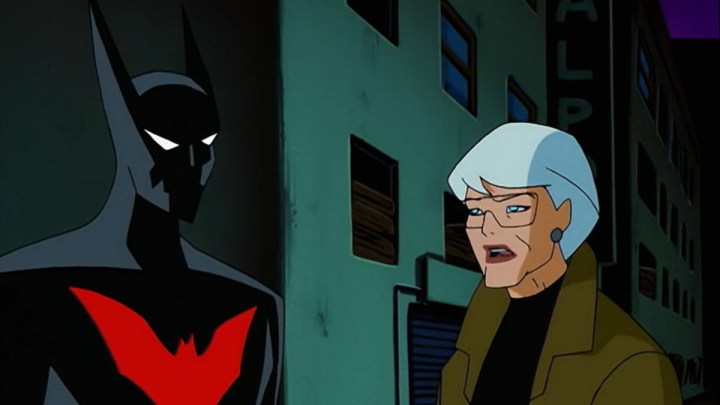 Batman und Kommissarin Barbara Gordon in Batman Beyond.