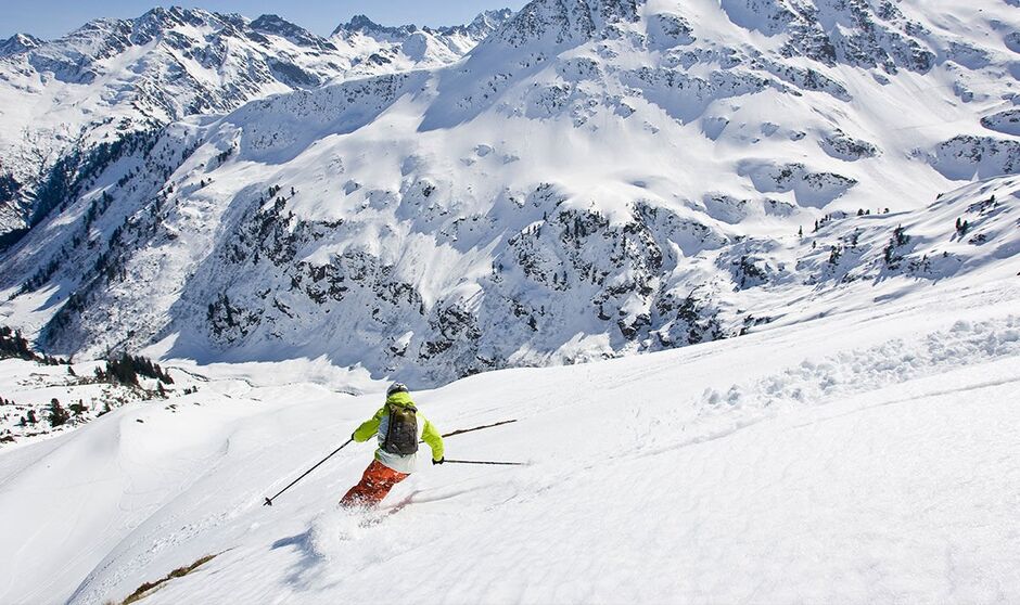 Skiing in St Anton Am Arlberg 