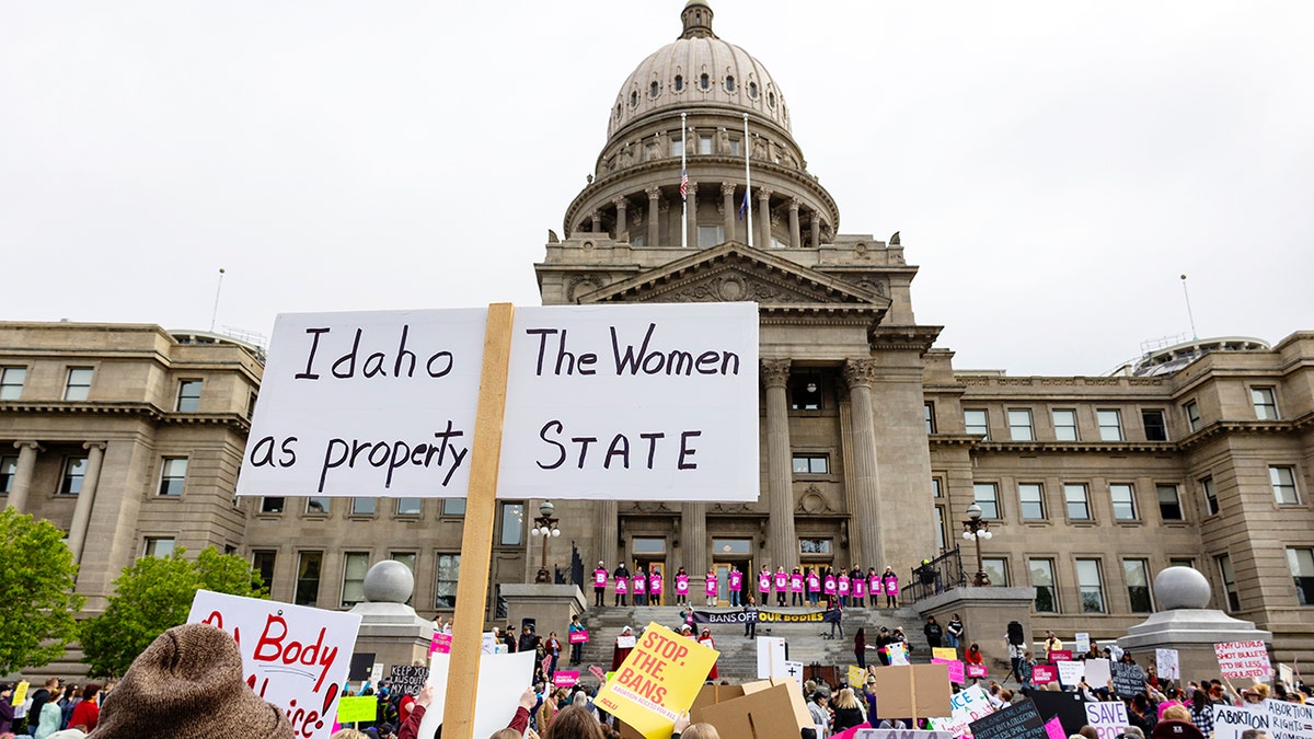 Abtreibungsdemonstranten in Idaho