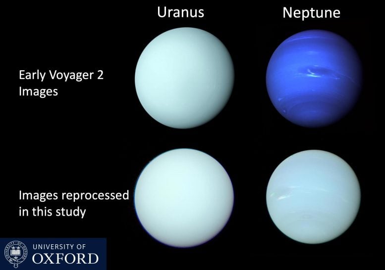 Neptun- und Uranus-Farben