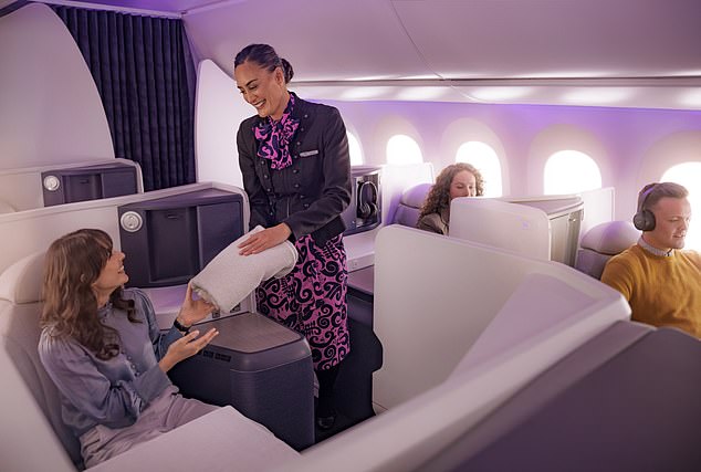 Air New Zealand verzichtet auf seine Fischgrätensitze im Virgin Atlantic-Stil und setzt stattdessen auf Suiten mit verstellbaren Sichtschutzwänden