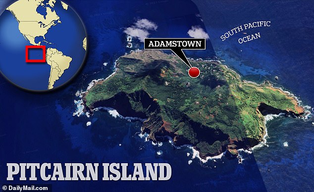 Die Inselhauptstadt Adamstown, die oberhalb der Bounty Bay liegt und über die treffend benannte Straße „The Hill of Difficulty“ erreichbar ist, wurde nach dem letzten überlebenden Meuterer John Adams benannt