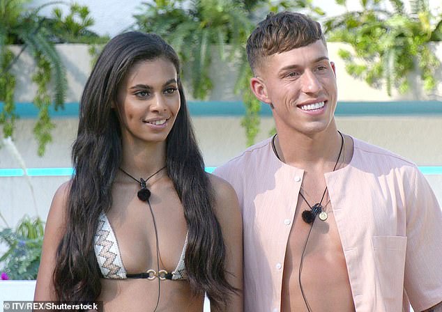 Appearing as a bombshell will be a change for Sophie who was an original Islander in the show's first ever winter series in 2020 (pictured with Connor Durman)
