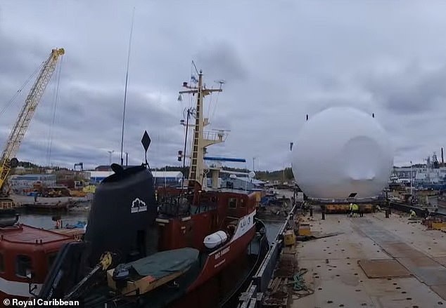 Bedeutsam: Im Mai 2022 wurde die Pearl auf das Schiff gehoben
