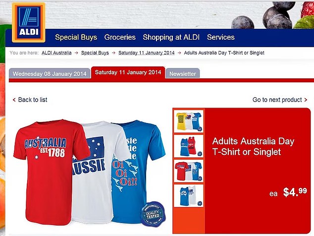 Im Jahr 2014 geriet der Einzelhändler wegen eines „rassistischen“ T-Shirts mit der Aufschrift „Australia est 1788“ in die Kritik der Australier.