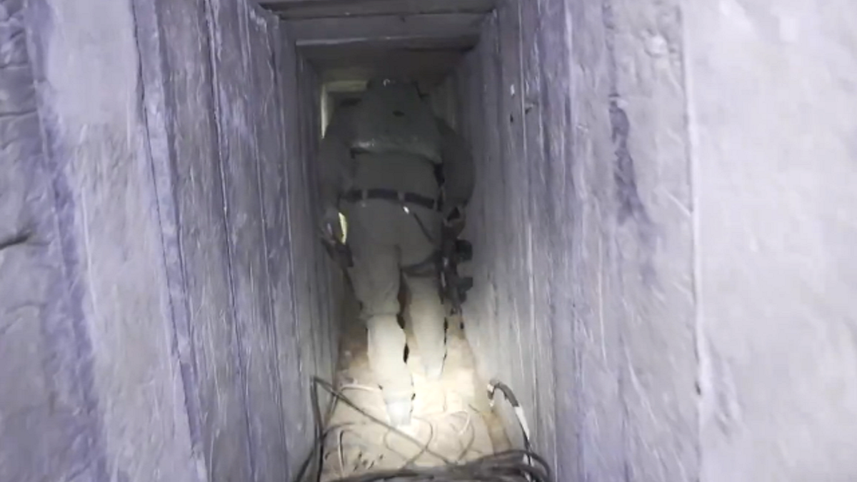 Israelischer Soldat im Hamas-Tunnel