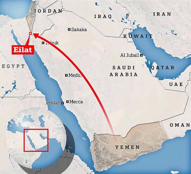 Die im Jemen stationierten Houthis haben Raketen, Drohnen und Flugkörper nach Norden in Richtung Israel abgefeuert und so die Schifffahrt im Roten Meer unterbrochen