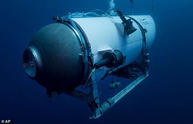 The company's Titan submersible. Rescuers were racing against time to find the missing submersible carrying five people