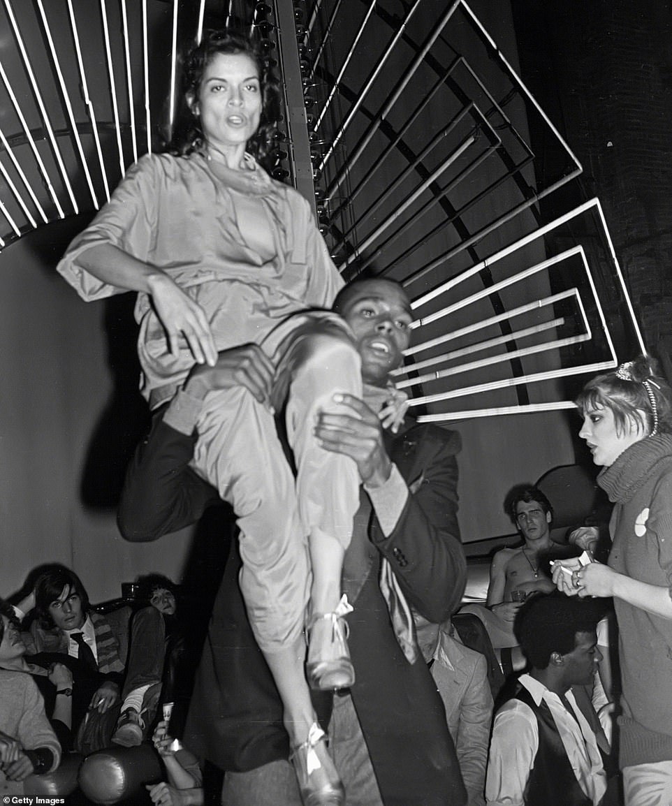 His moves - including his trademark twirl - were so smooth that they're said to have inspired the classic Sister Sledge hit He's the Greatest Dancer, and captivated stars like Bianca Jagger, seen looking animated with St. Jacques at Studio 54 circa 1978