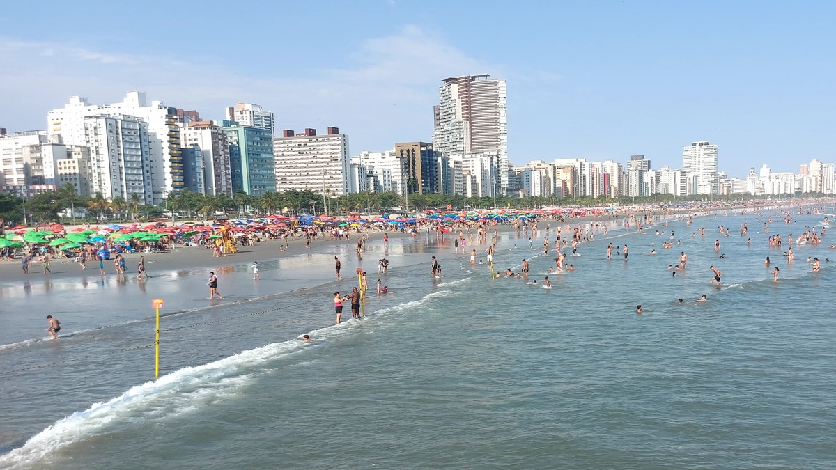 Brasilien Strand Santos
