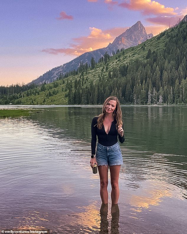 Almost a decade after her initial visit to the Grand Teton, Hart remains captivated by the breathtaking beauty that the mountains and lakes of the region present
