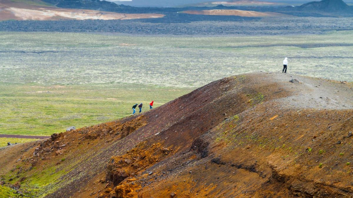 Krafla-Vulkangebiet in Island