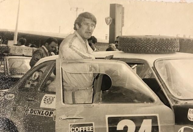 Fortgeschrittener Fahrer: Hugh Colin Penfold nahm 1970 an der Auto-Rallye von London nach Mexiko teil