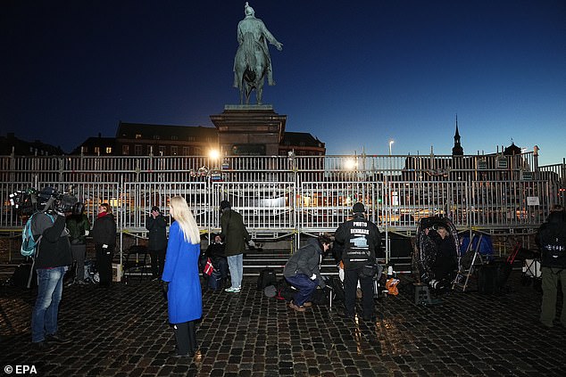 The sun was yet to rise when the first royal fans started setting up to witness abdication
