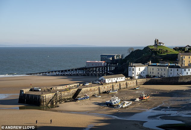 The imposing clifftop hotels have shut, the car parks are empty and, but for a few dog walkers braving the icy sea breeze, the beaches are deserted