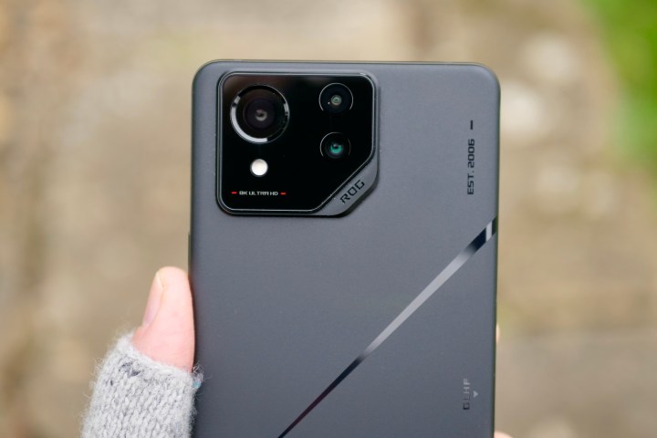 The Asus ROG Phone 8 Pro's camera module.