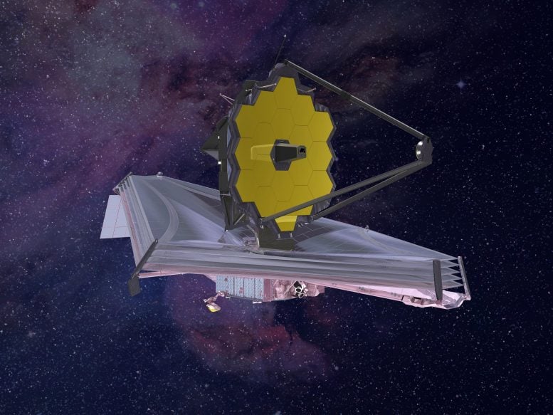 James Webb-Weltraumteleskop-Rendering