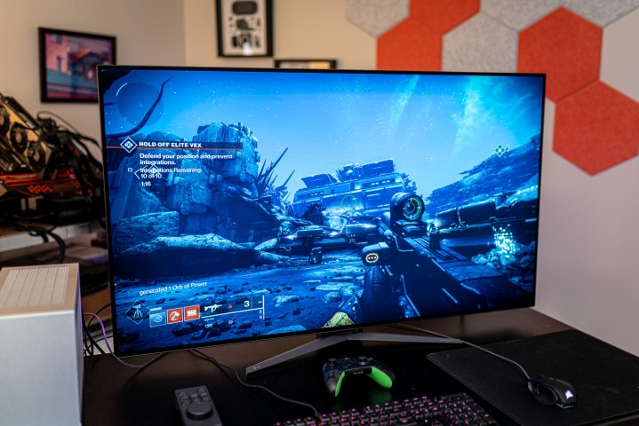 Destiny 2 auf dem UltraGear 48-Zoll-OLED-Monitor.