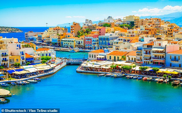 Die abgebildete Insel Kreta wird für den Monat September empfohlen
