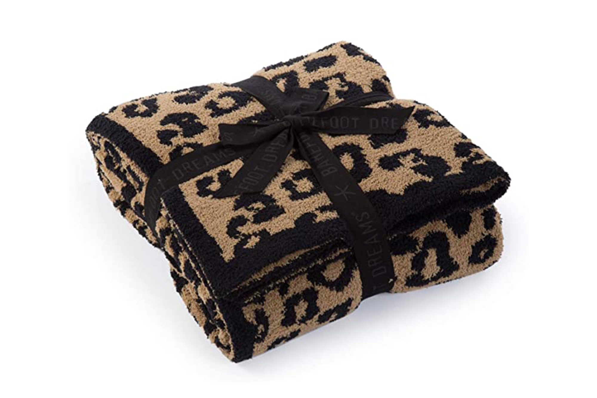 Eine Decke mit Leopardenmuster