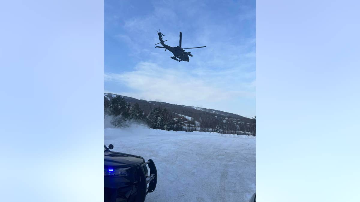 Hubschrauberrettung New Hampshire Fish and Game Law Enforcement Division und Operation Game Thief