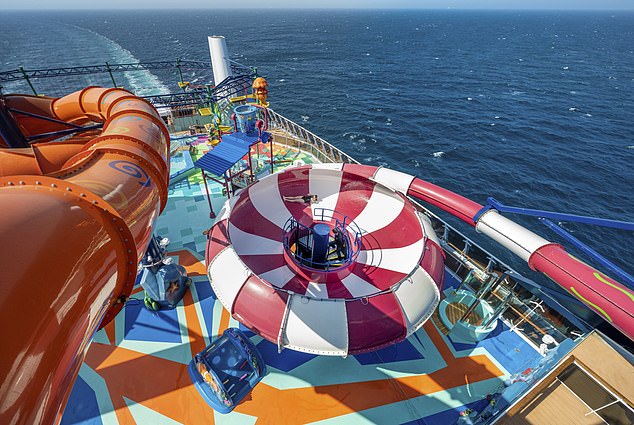 The new MSC Euribia is ideal for families as it features a waterpark onboard. Prices are reduced to £499pp with a free upgrade to a balcony cabin