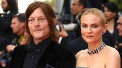 Liebe zum roten Teppich!  Norman Reedus und Diane Kruger lächeln beim Cannes Festival