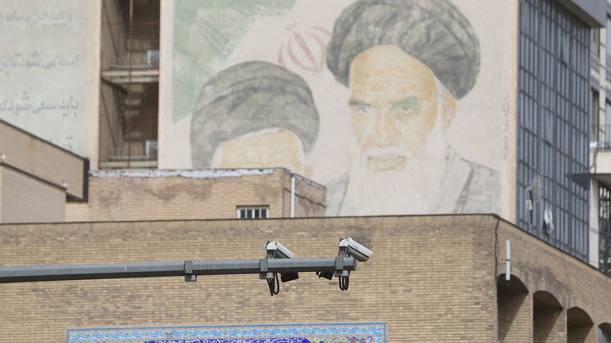 Eine CCTV-Kamera im Iran