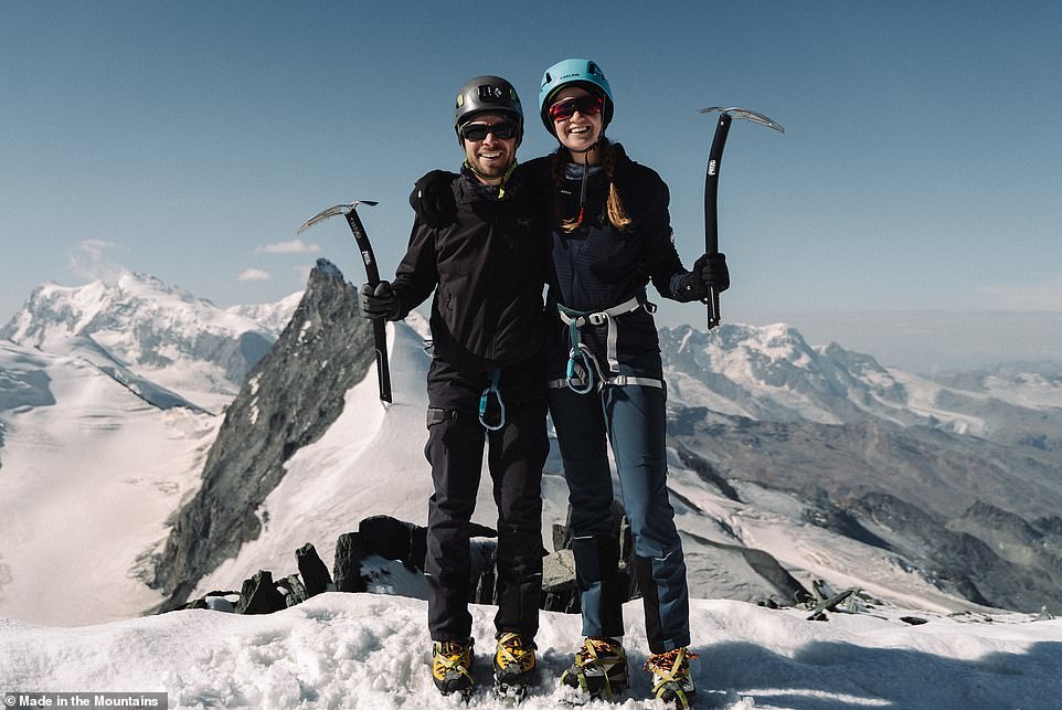 The couple love living in the Alps for 'countless reasons' but their favourite is that they 'truly never worry about being bored at home', Christine said