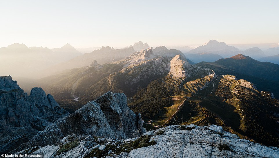 Christine and Scott have completed many hikes near their home in Germany and are able to explore several mountains in Austria, Switzerland, and the Italian Dolomites, which are no more than a few hours away. They took this picture while hiking Lagazuoi mountain in the Dolomites, northern Italy