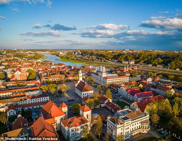 Für Kaunas (im Bild) erhielten laut Wizz Air-Bericht 57 Prozent der Bewertungen im Zusammenhang mit Alleinreisen von Tripadvisor-Nutzern fünf Sterne und liegen damit auf dem 10. Platz