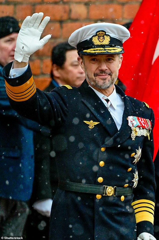 In full military regalia, the new king - officially King Frederik X - looked comfortable in his new role, despite his mother's abdication on New Year's Eve coming as a shock to the Danish people