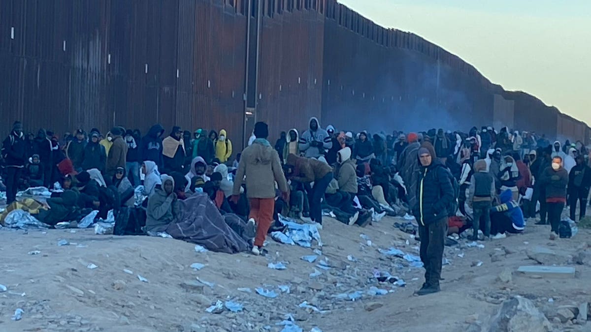 Migranten in der Nähe von Arizona