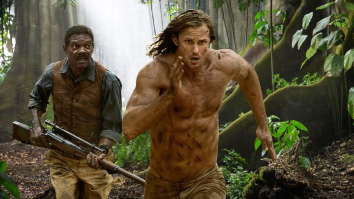 Samuel L. Jackson und Alexander Skarsgård in Die Legende von Tarzan.