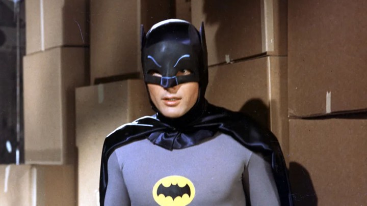 Adam West as Batman in Batman.
