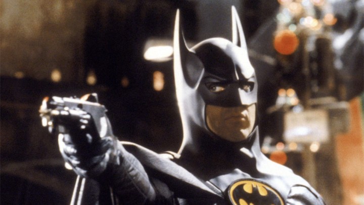 Michael Keaton as Batman in Batman.