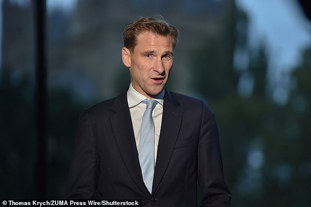 Policing minister Chris Philp (pictured) denied the Tory Party has only acted over zombie knives following The Wire star's push by to ban more weapons