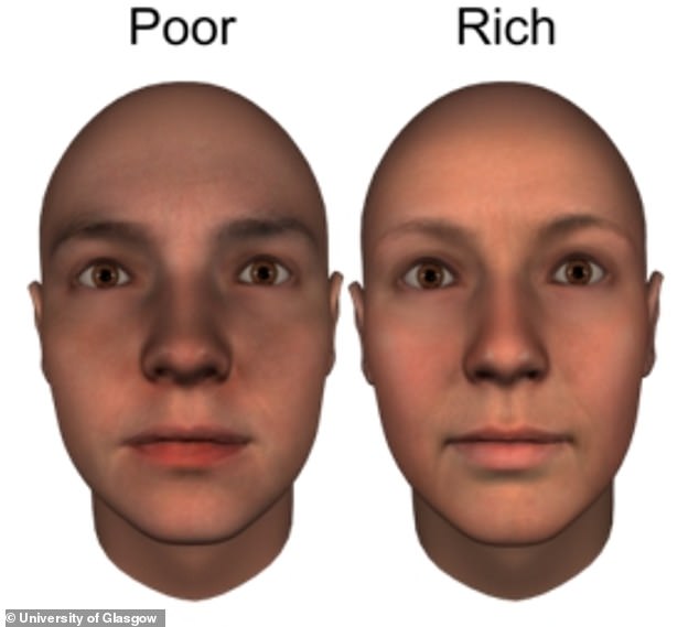 Die Forscher fanden heraus, dass Gesichter, die als schlecht aussehend galten, eher „infantil“ waren und gedrungene, runde Gesichtszüge wie die eines Kindes aufwiesen